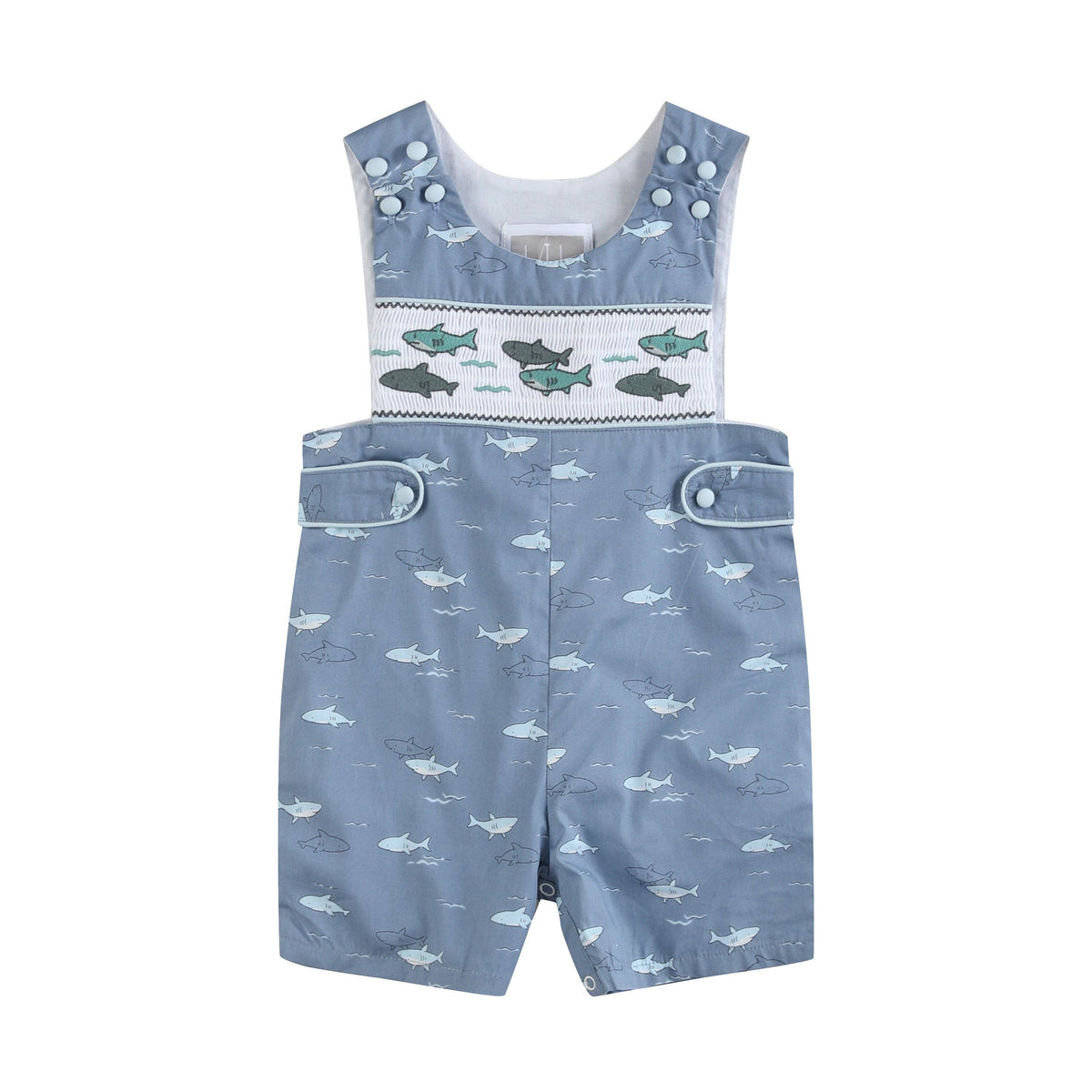 Shark Print Smocked JonJons